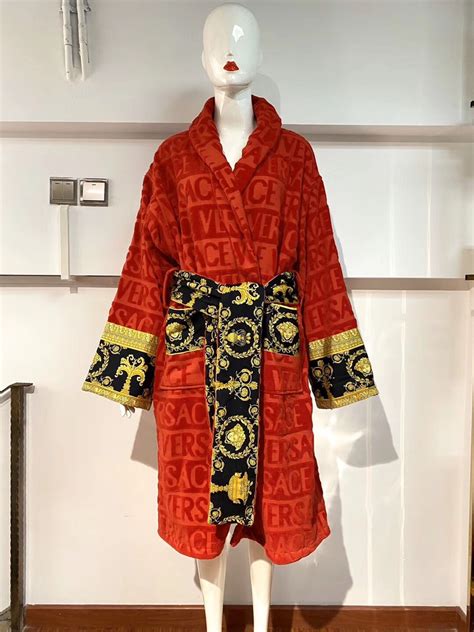 versace robe replica red|Versace robe discount.